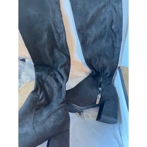 NIB Nine West Yanie2 Women's Over-The-Knee Boots Size 7 Black - Picture 8 of 11